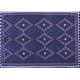 thumbnail image 1 of Ahgly Company Indoor Rectangle Oriental Blue Traditional Area Rugs, 5' x 7', 1 of 4