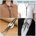 thumbnail image 5 of DIY Bolo Tie Making Kit Including Iron Bolo Tie Slide Clasp Alloy Cord Ends Nylon Cords Gunmetal, 5 of 9