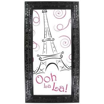 Ooh La La Paris  Glass Wall  Decoration Home Kids Girls Room 