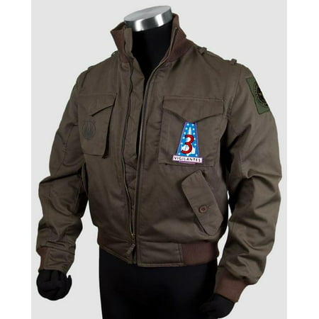Battlestar Galactica Lee Apollo Adama Costume Bomber Jacket Adult X-Large