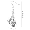 thumbnail image 2 of KAKOWELY 1 Par Aretes Colgantes De Vaquero En Con Sombrero Y Para Mujer, 2 of 8