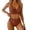 Black, variant on Womens Bathing Suits Womens 2 Piece Swimsuits High Waisted Bikini V Neck Front Two Piece Swimsuit Bathing