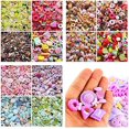 thumbnail image 3 of 50pcs Cute Slime Charms Mixed Set Resin Flatback Making Supplies For DIY Craft Making And Ornament Scrapbooking Beads Assorted Candy Fruit Cake Ornament, 3 of 3