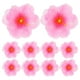 thumbnail image 1 of KAKOWELY 100 piezas de flores de cerezo artificiales compactas, telas decorativas, flores de cerezo, accesorio de costura, 1 of 4