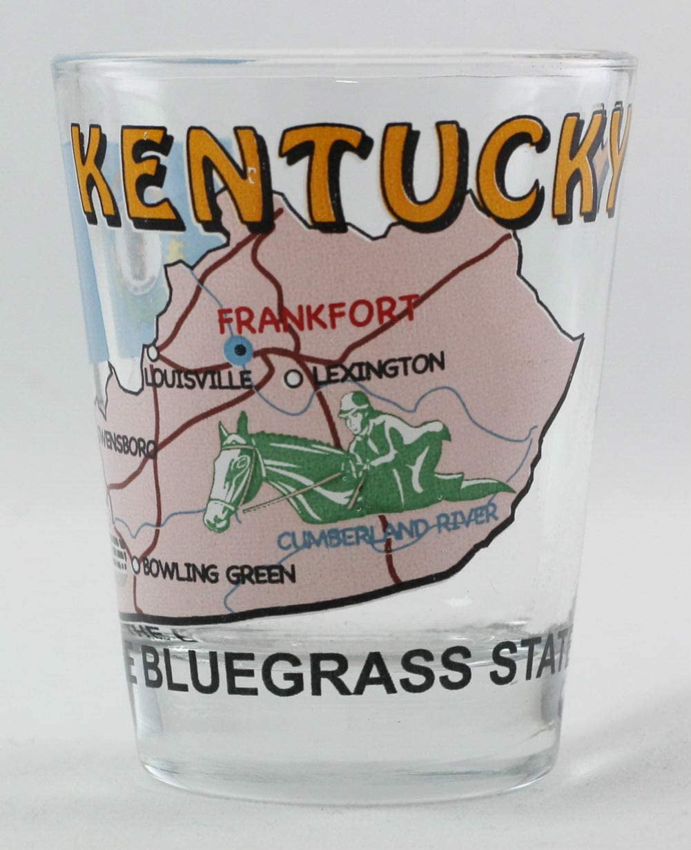 Kentucky The Bluegrass State All-American Collection Shot Glass