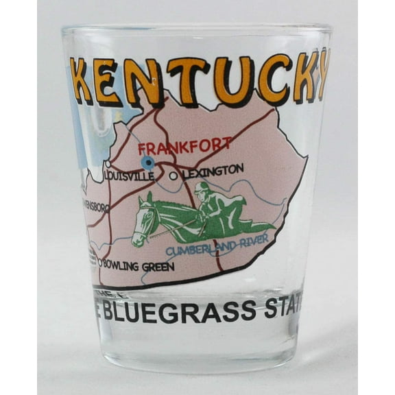 Kentucky The Bluegrass State All-American Collection Shot Glass