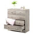thumbnail image 6 of Ktaxon 5 Drawers Dresser Chests for Bedroom, Wood Chset of Drawers,Dressers Organizer for Bedroom, Living Room,Hallway, Gray, 6 of 11