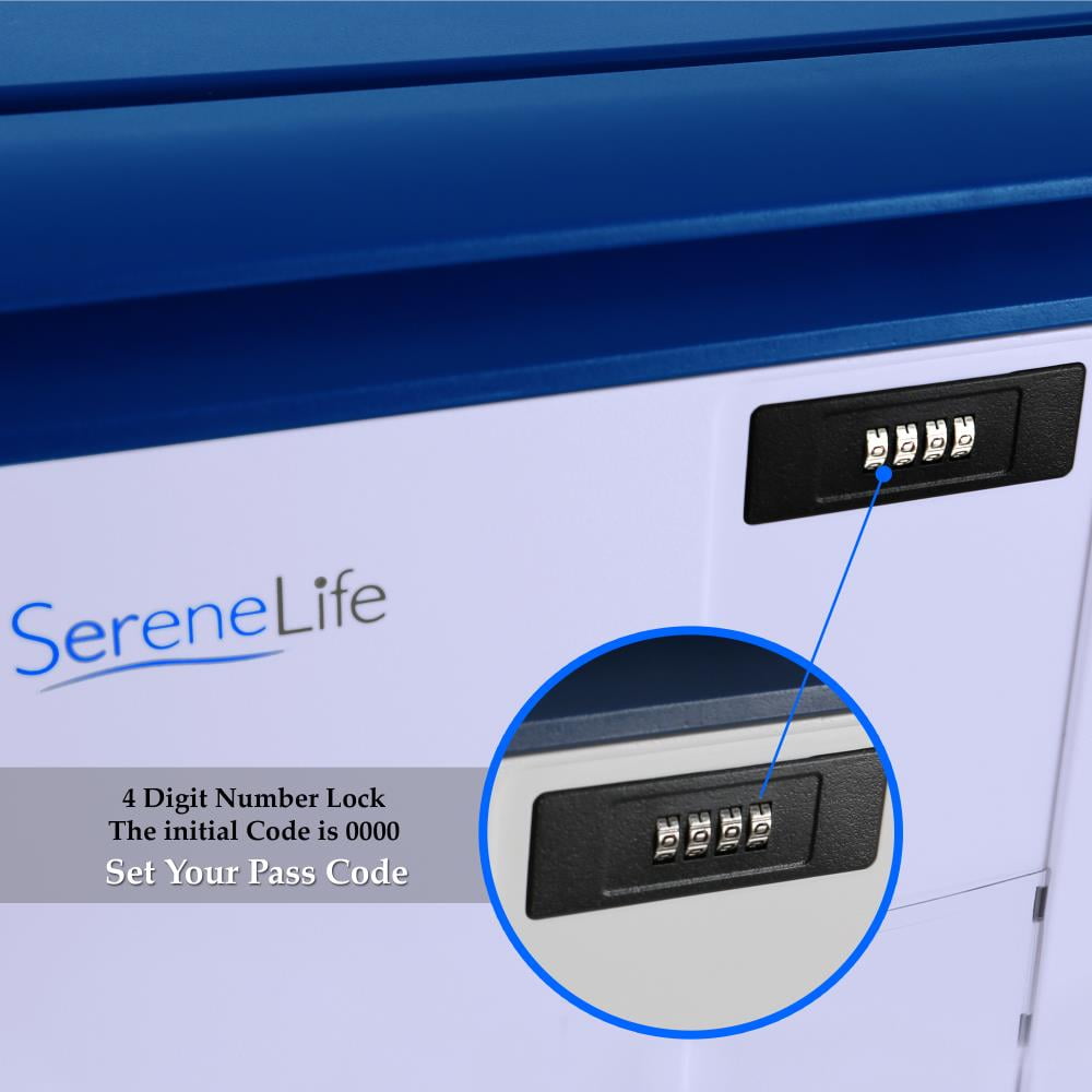 Serenelife SLSBIN20.5 21 gal. Capacity Locking Storage Container Bin
