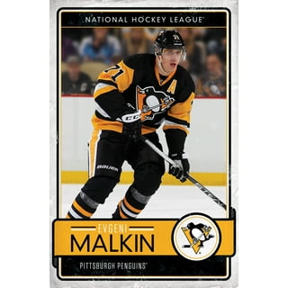 Men's Fanatics Branded Evgeni Malkin Black Pittsburgh Penguins Backer Name & Number Pullover Hoodie Size: Medium