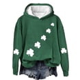 thumbnail image 4 of Guluxicc Womens Long Sleeve Hoodies Spring St. Patrick's Day Printed Sweatshirts Casual Loose Pullovers Women's Tops, 3XL, 4 of 4