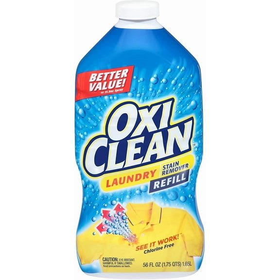 OxiClean Laundry Stain Remover Spray Refill, 56 oz. (Pack of 3)