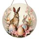 thumbnail image 1 of Easter Wooden Hanging Welcome Doorplate Festive Background Wall Decoration Wooden Crafts, 1 of 8