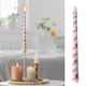 thumbnail image 5 of Velas de varilla larga impresas románticas, juego de 2, para boda, San Valentín, fiesta de cumpleaños, candelabros decorativos fundidos a mano, sin humo, sin olor, 5 of 7