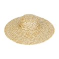 thumbnail image 1 of Sombrero con protección solar de paja shamjiam Accesorio ligero funcional Diámetro 45cm, 1 of 8
