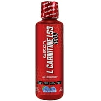 iSatori L-Carnitine LS3 Concentrated Liquid Fat Burner And Metabolism Activator - Fat Loss for Health And Fitness - Keto Friendly - Stimulant Free - Blue Raspberry 1500mg - (32 Servings)