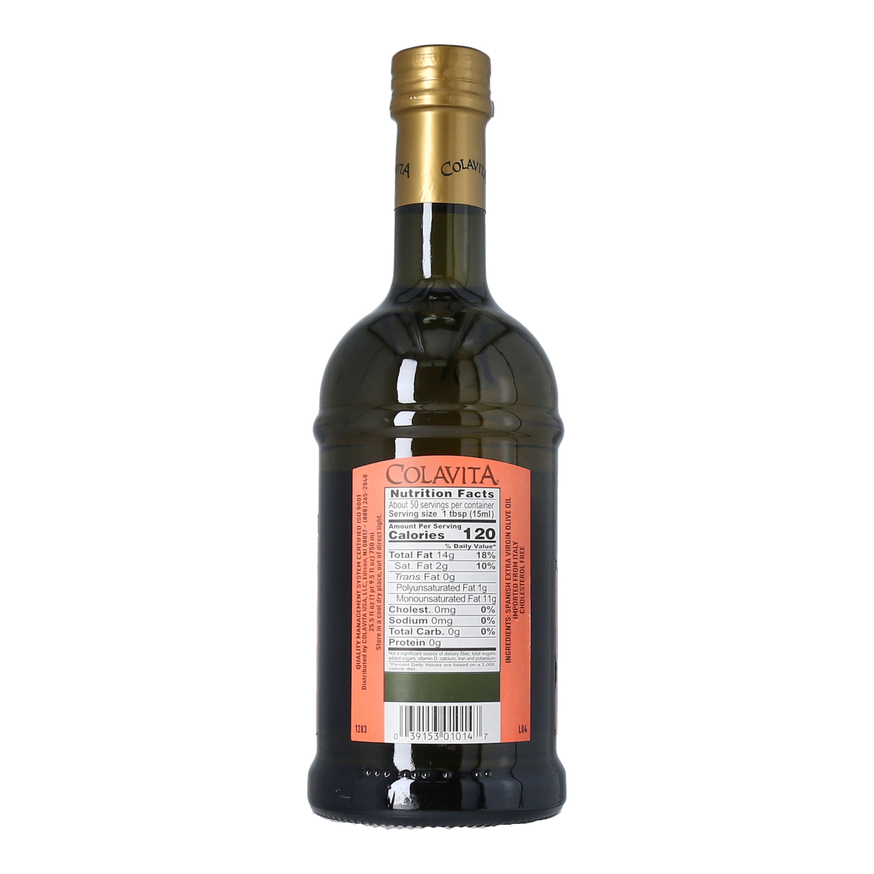 Colavita Extra Virgin First Cold Pressed Spanish Olive Oil, 25.5 Fl Oz