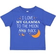thumbnail image 3 of Inktastic I Love My Glamma To The Moon and Back Boys or Girls Toddler T-Shirt, 3 of 5