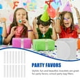 thumbnail image 6 of DIY Slap Bracelets for Party Favor Bulk Kids Toys Blank Papa Circle White Pvc Child 24 Pcs, 6 of 6