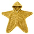 thumbnail image 5 of CONFREE Christmas Baby Flannel Hooded Starfish Onesie Zipper Cute Warm Winter Jumpsuit, 5 of 6