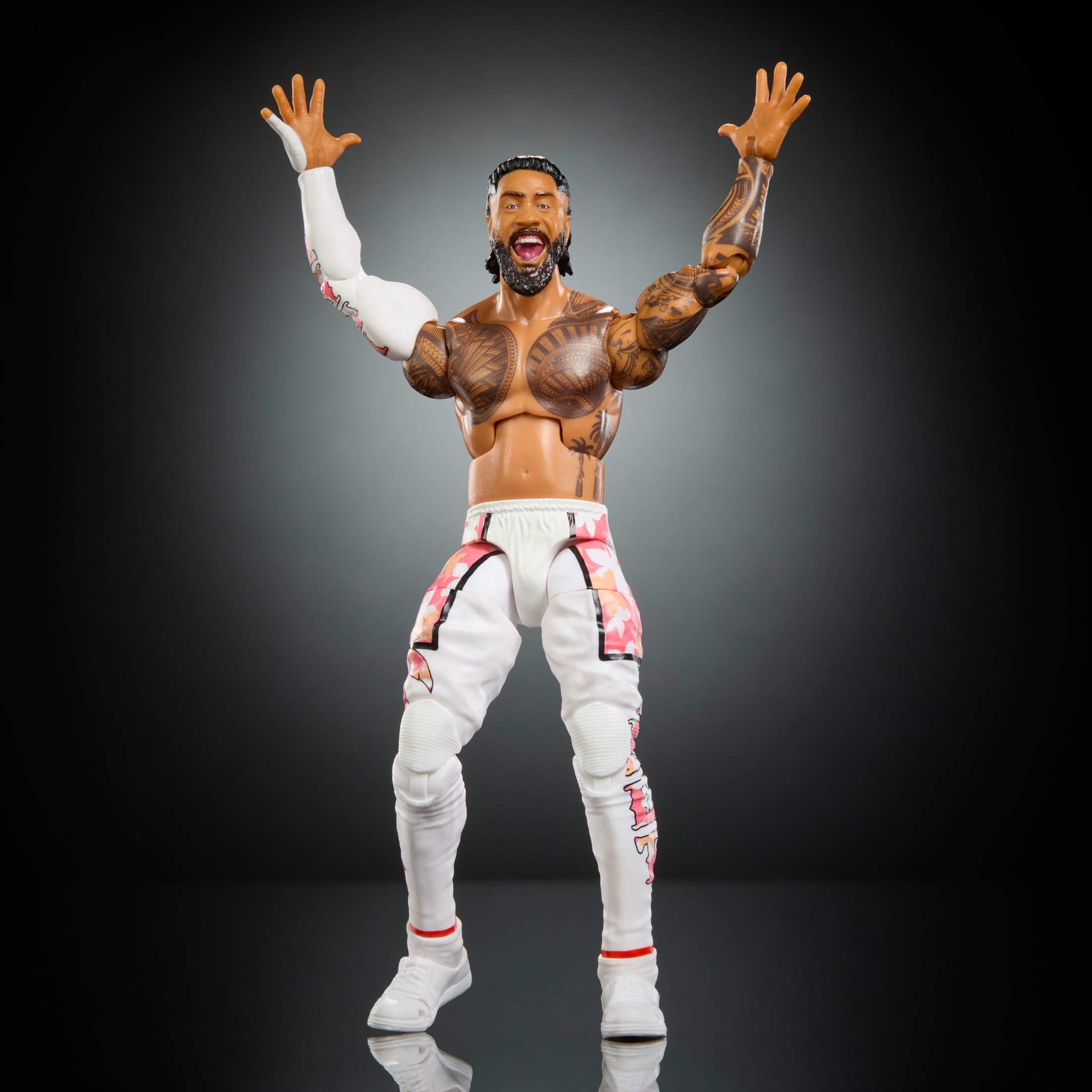 WWE Elite Jey Uso Action Figure, Series #124 Set, 6-inch Collectible with Articulation & Accessories