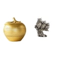 thumbnail image 1 of Figura de búho, escultura de fruta, decoración de resina, estatua de animal artificial, artesanía artística, adecuada para sala de estar, dormitorio,, 1 of 8