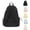 black, variant on Spacious Angel Wings Backpack, Angel Wing Backpack, Ivory Backpack, Cute Aesthetic Nylon Daypack with Zipper for Travel, School, Daily Use