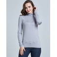 thumbnail image 2 of Camii Mia Turtleneck Shirts for Women Long Sleeve Tops Base Layer, 2 of 6