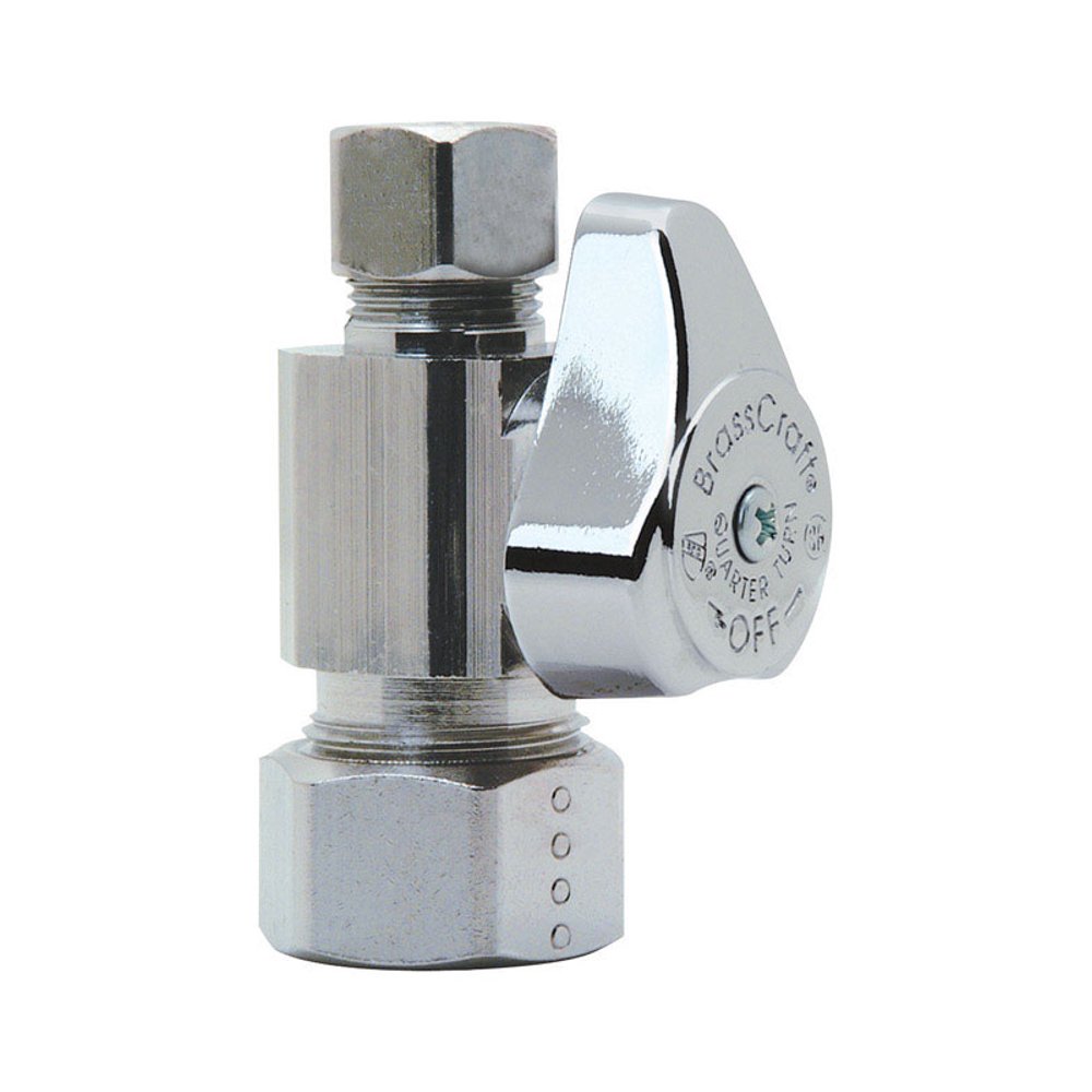 BrassCraft Compression Compression Brass Straight Stop Valve Walmart