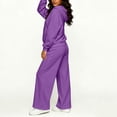 thumbnail image 6 of 2 Piece Sweat Suits Set for Women with Long Sleeve Hoodie and Sweatpant Sets for Daily Wear, 6 of 8