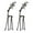 Style-A, variant on 2026 Christmas Decorations - Set of 2 Black Reindeer Statues - Modern Xmas Figurines - Elegant Indoor Holiday Decor - Table Centerpieces - Ideas for Mantel Living Room Bedroom Office (A+B)