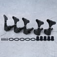 thumbnail image 2 of Alloy Bass Tuning, Simple Operation Durable Bass Tuners Set, For Guitar Music Lovers Musical Instrument Accessories Home Black,Silver, 2 of 8