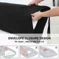 thumbnail image 5 of Unique Bargains 2 Packs Microfiber Solid Body Pillow Cover Black 20" x 48", 5 of 8