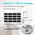 thumbnail image 2 of GHSDFBB Fresh Flow Refrigerator Air Filter Replacement for Whirlpool W10311524, W10335147, 2319308 Filter for Air1, W10315189 For kitchenaid Refrigerator Air Filters, 3-PACK, 2 of 7
