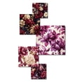 thumbnail image 3 of Designart "Grand Regency Damask" Floral Wall Art Set Of 5 - Red Cottage Office Room Metal Wall Art Set, 3 of 6