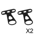 thumbnail image 1 of 2x2 Piezas De Cesta Delantera Para Bicicleta, Soporte Fijo Resistente Para Ciclismo Al Aire Libre, Bicicletas Eléctricas, Color Negro, 1 of 8
