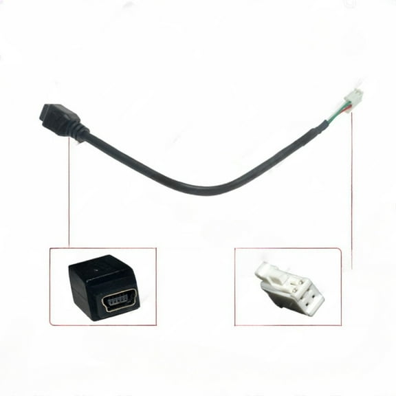 YH-Suitable for Nissan, Ford, Chevrolet MINI USB to 4pin Android navigation USB cable, audio and video AUX adapter cable