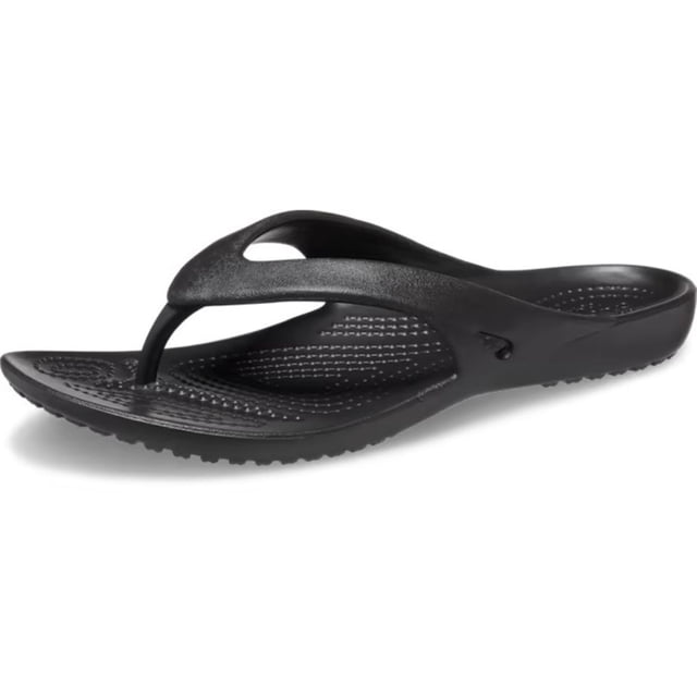 Chanclas Crocs Kadee II Flip Black para mujer, talla 8M