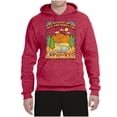 thumbnail image 2 of Wild Bobby Life Was Meant For Great Adventures Mountains Pine Trees Nature Lover Unisex Hoodie Sweatshirt, Vintage Heather Red, Medium, 2 of 6