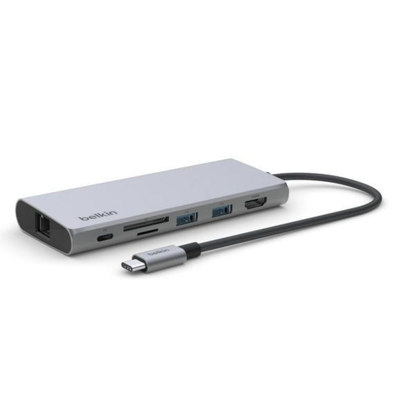 Adaptador Multipuerto USB-C 7 en 1 Belkin Plateado