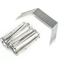 thumbnail image 3 of Paper Fasteners Binding Clamp File Fasteners Files Binding 50pcs File Fasteners 2-Hole Iron Binder Clip Paper Prong Fastener Binding Clamp 80mm Hole Pitch For 350Sheets A4 Paper ANGGREK 2-Hole Binder Clip, 3 of 8