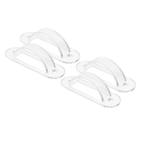 4pcs Child Proof Switch Plate Cover for Home Transparent Plastic Guard for Wall Switches and Sockets