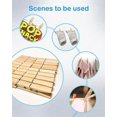 thumbnail image 5 of 20 pinzas para ropa, pinzas de madera, adecuadas para bricolaje, clip para fotos, pinza para la ropa, pinza para uvas, pinza para invernadero, menú de restaurante., 5 of 5