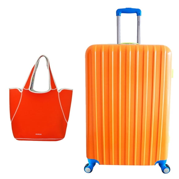 Maleta Rigida 28" Hawai + Bolsa de Regalo Peak Tour Naranja