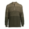 thumbnail image 4 of Tribekka 44 Men's Gradient Mock Neck Quarter Zip Sweater with Long Sleeves, Sizes S-2XL, 4 of 5