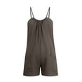 thumbnail image 7 of Mitankcoo Jumpsuits for Women Sexy - Spaghetti Strap Romper Shorts Sleeveless Loose Shorts Jumpsuit for Women, 7 of 7