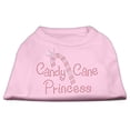 thumbnail image 5 of Christmas Pet Dog  Cat Shirt Rhinestone, "Candy Cane Princess", 5 of 10