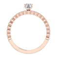 thumbnail image 3 of 18K Rose Gold Luscious Design Round Brilliant Diamond Ring 0.90 CT TW (G,VS1), 3 of 5