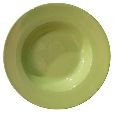 

Deep Dinner Plate French Style Food Plate Green Straw Hat Plate Ceramic Pasta Plate