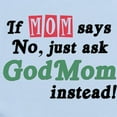 thumbnail image 2 of CafePress - Just Ask Godmom! Infant Bodysuit - Baby Light Bodysuit, Size Newborn - 24 Months, 2 of 4