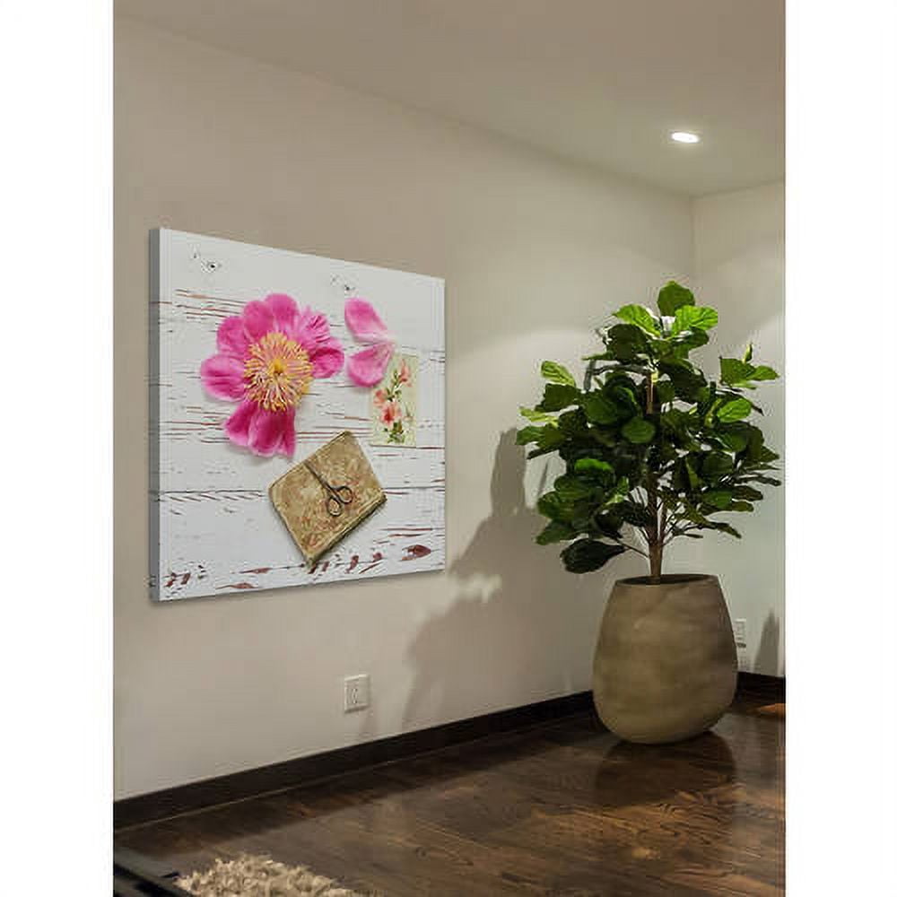 Marmont Hill - "Peony Still Life" by Sylvia Cook Painting Print on Wrapped Canvas